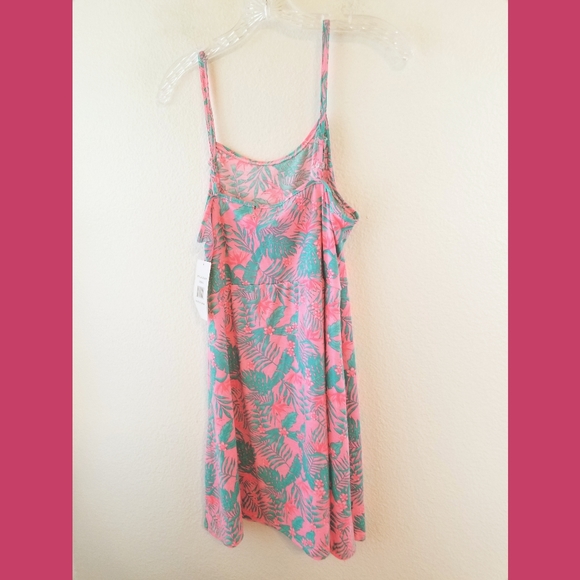 5 More Minutes NWT Tropical Beach Dress Large - Picture 3 of 7